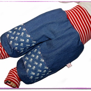 Pump pants wax pants jeans children&#39;s pirate heads with desired cuffs