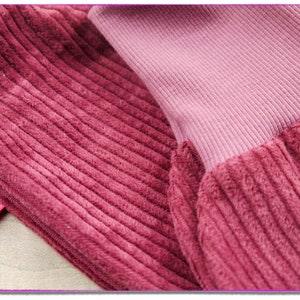 Pumphose Mädchen Cord berry Breitcord mauve Bild 3