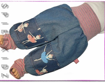 Pumphose Mitwachshose Baby Jeans Ballerina