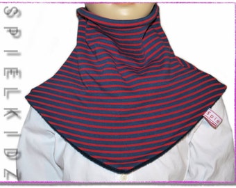 Slip scarf! Lots of striped colors! Neck sock loop fleece