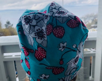 Beanie sewing pattern. Slouchy, baggy, regular, lined knit jersey hat DIY. Baby, kids and adult size hat sewing pattern (English version)