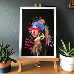 The Girl With The Primark Earring - Signed A4