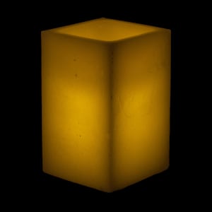 4x4&quot; Square Wax Luminary