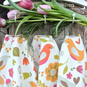 Geschirrtuch Baumwolle Küchentuch | TRÄUMENDER VOGEL | Trockentuch Geschenke plastikfrei kitchen towel zero waste plastikfree homegifts