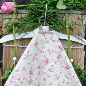 Tea towel cotton kitchen towel | SLEEPING BEAUTY | Dry cloth gifts, plastic-free, zero waste, roses