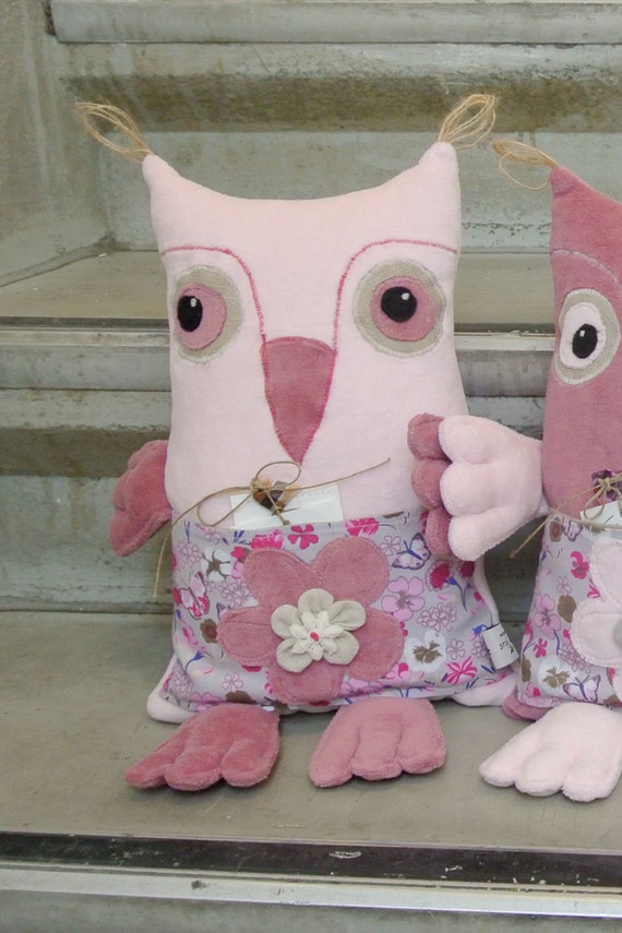 owl plush pillow