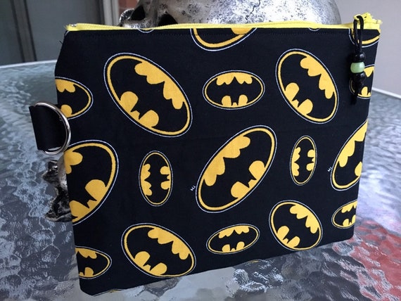 Batbag Zippered Utility Bag Batman Cosmetics and Makeup Bag Toiletries Bag  Pencil Case Pouch Sewing Bag Organizer 