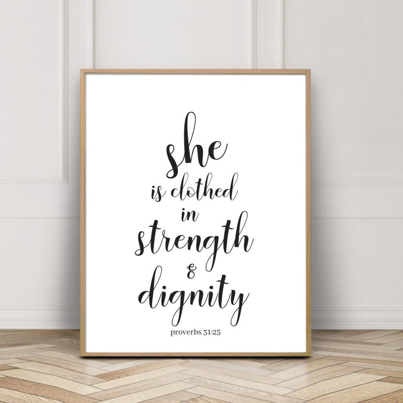 Bible Verse Wall Art Motivational Wall Decor Inspirational | Etsy