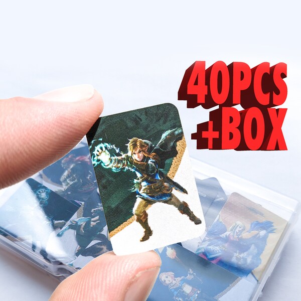 Zelda Amiibo Cards 40x [COMPLETE SET]ㅤㅤㅤㅤㅤㅤㅤㅤthe legend of zelda tears of the kingdom breath of the wild ganondorf nfc link figure totk botw