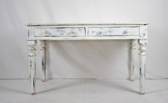 Mahogany Children S Desk Shabby Chic Etsy