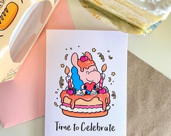 Leuke verjaardagskaart lama | Lamawenskaart voor vriend(in) (Loffyllama)