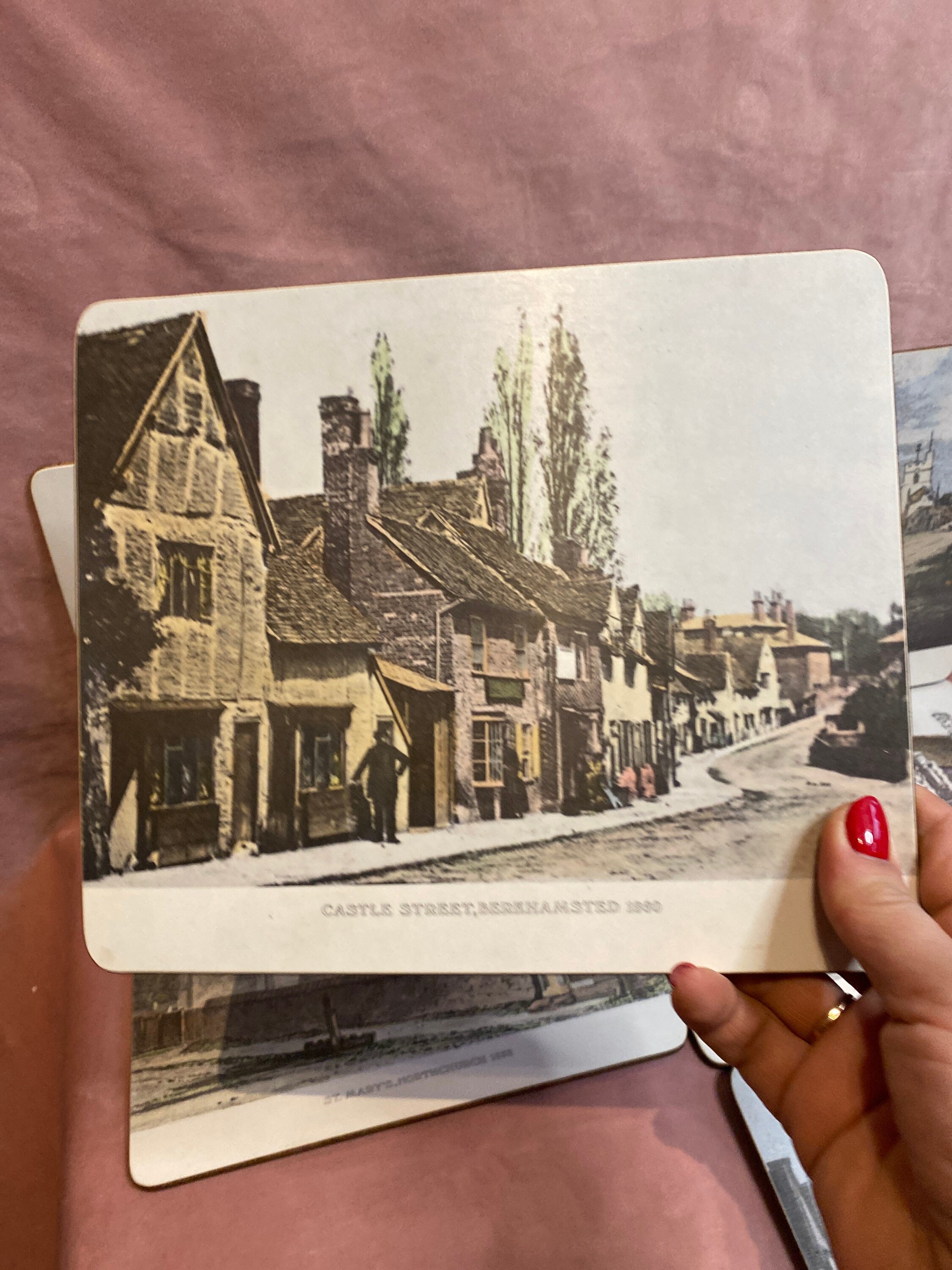 ヴィンテージ メラミン プレースマット 6 枚セット、Lady Clare