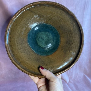 Vintage Stoneware Pottery large plate.