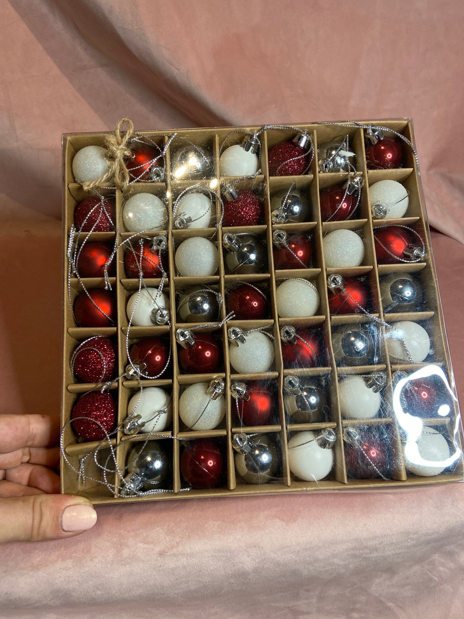 Vintage set of 48 Christmas Baubles Christmas Tree Etsy