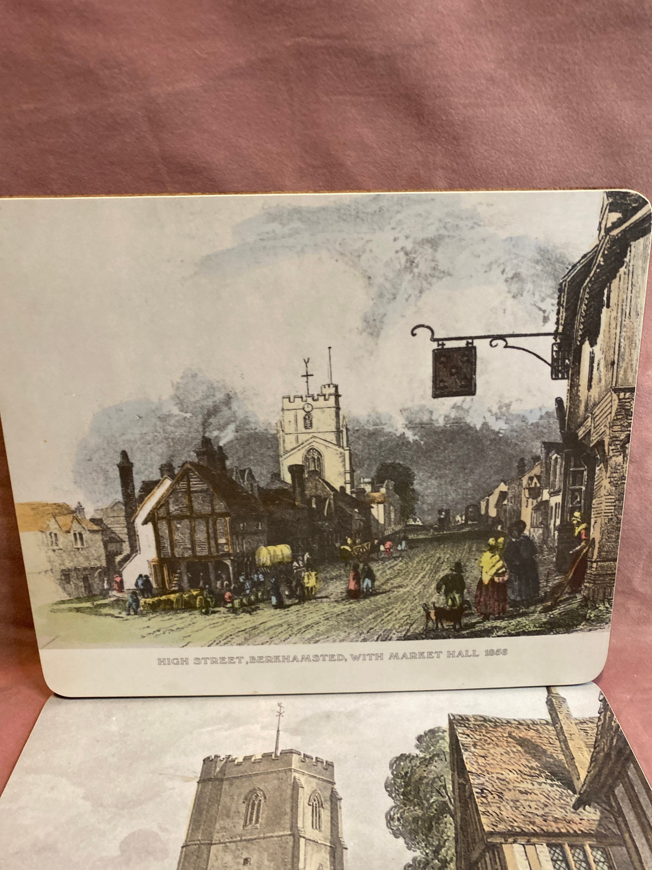 ヴィンテージ メラミン プレースマット 6 枚セット、Lady Clare