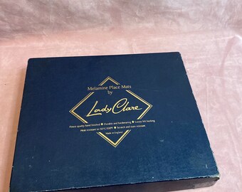 Vintage Set of 6 Melamine Place Mats,lady Clare. - Etsy Canada