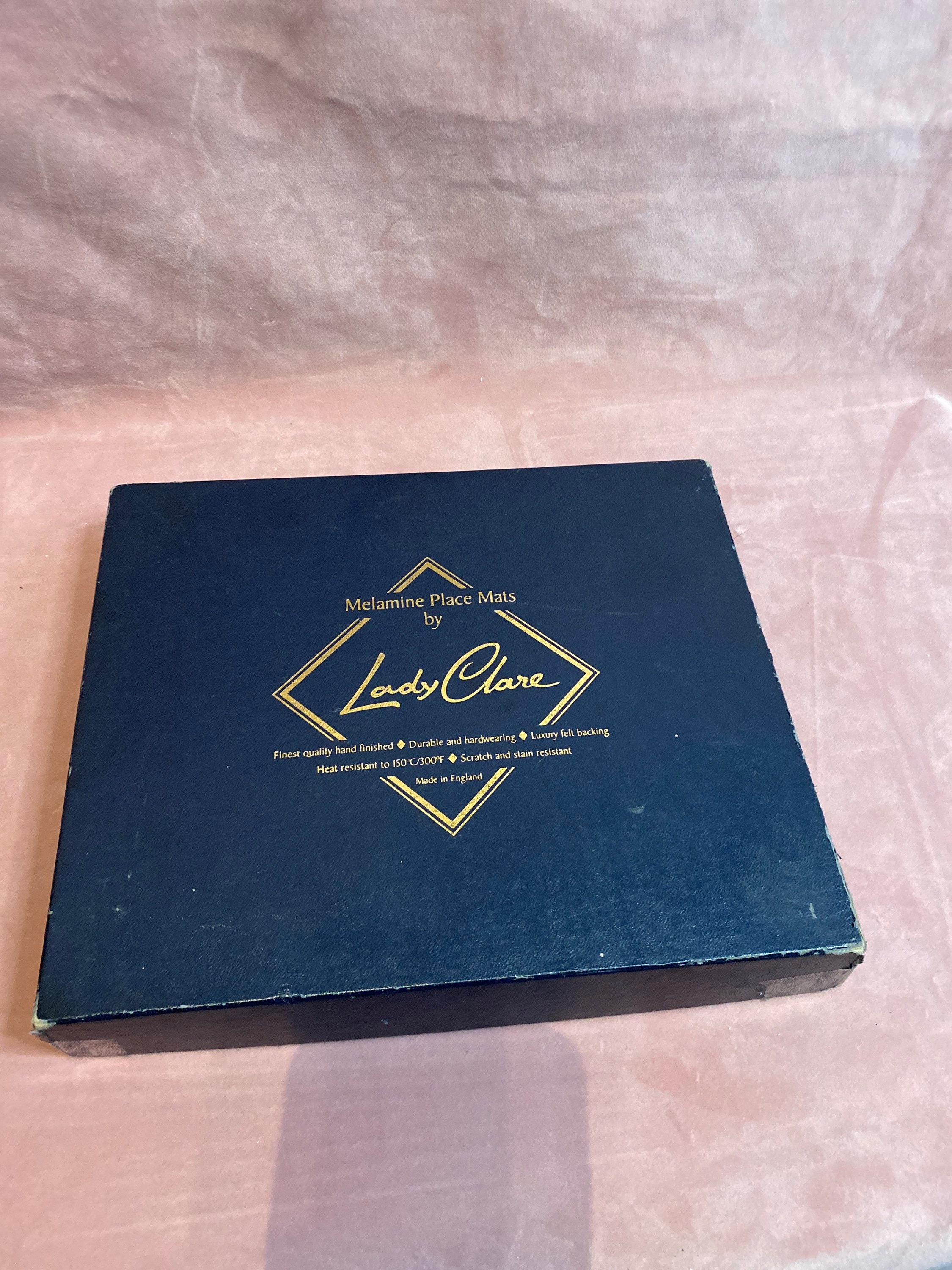 ヴィンテージ メラミン プレースマット 6 枚セット、Lady Clare