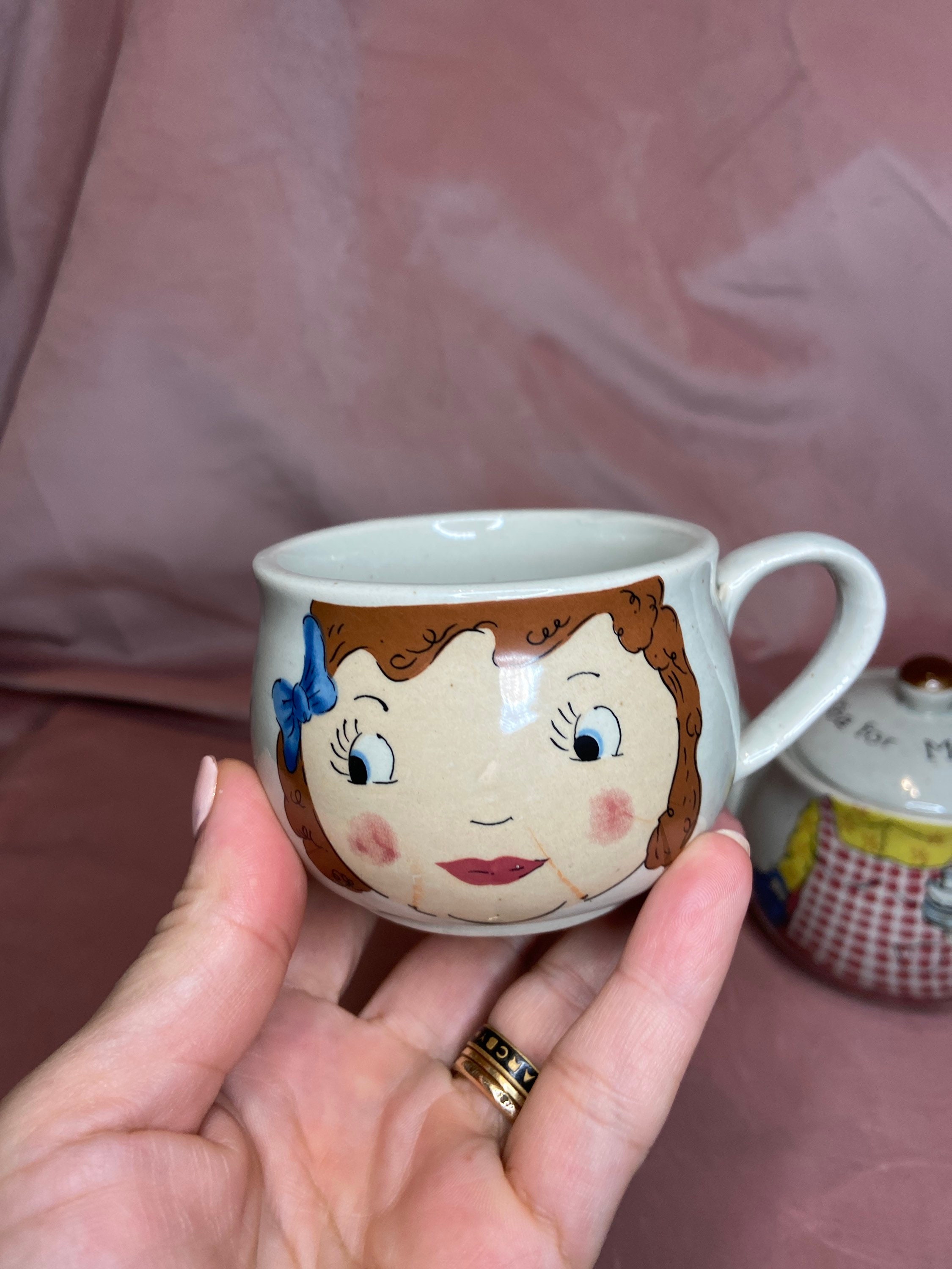 Vintage Beautiful Tea Set. Teapot and Mug.tea for Mother. Etsy