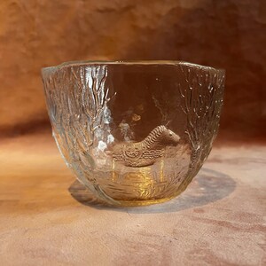 Vintage art glass Sweden bowl.Kosta Broda.