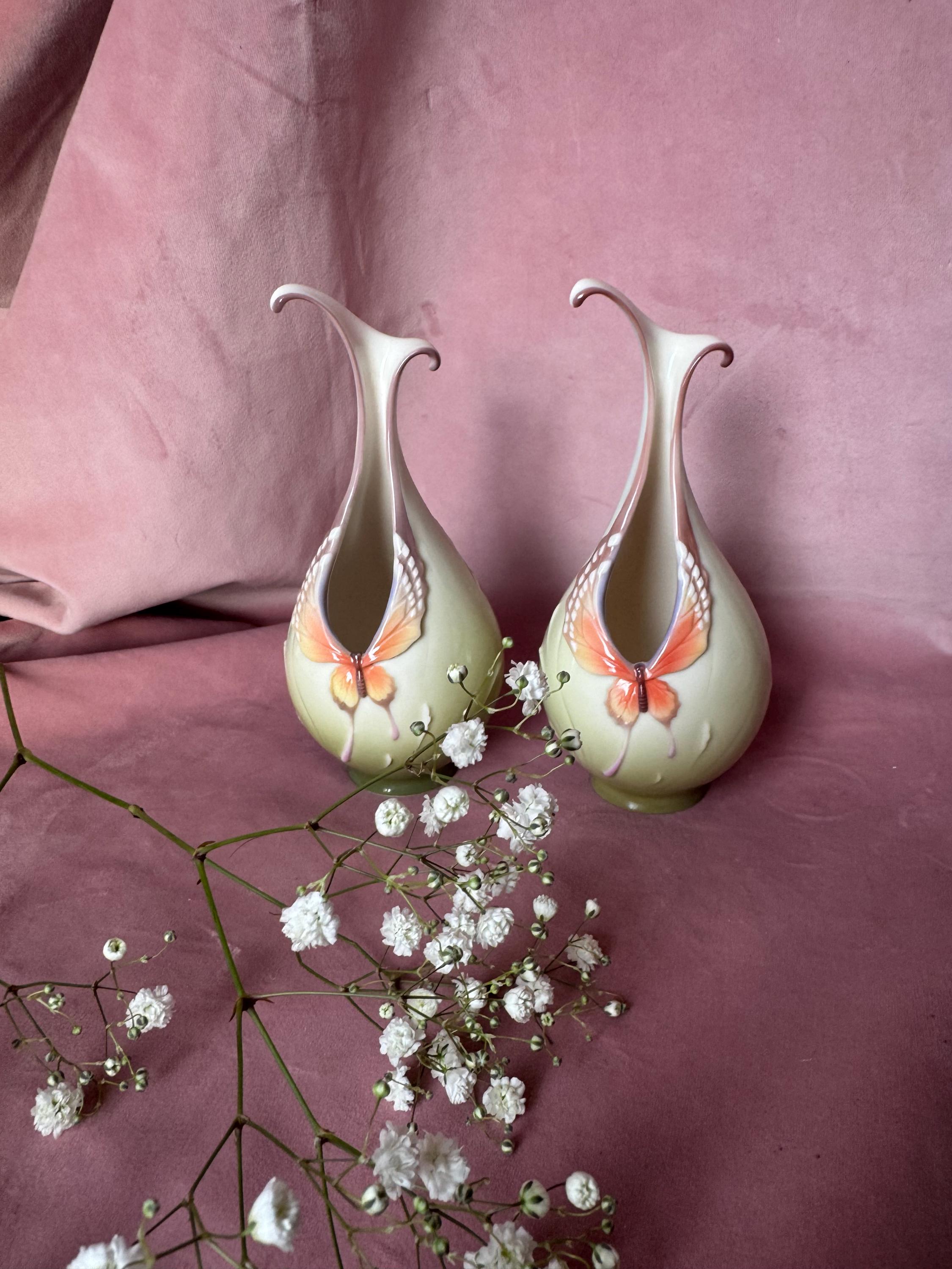 Franz Butterfly Vase - Etsy