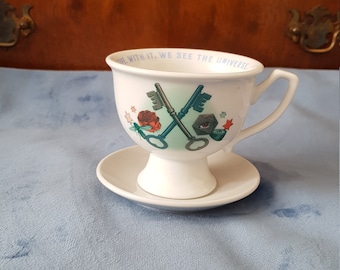 Vintage Hendrick&#39;s Gin Cup and Saucer