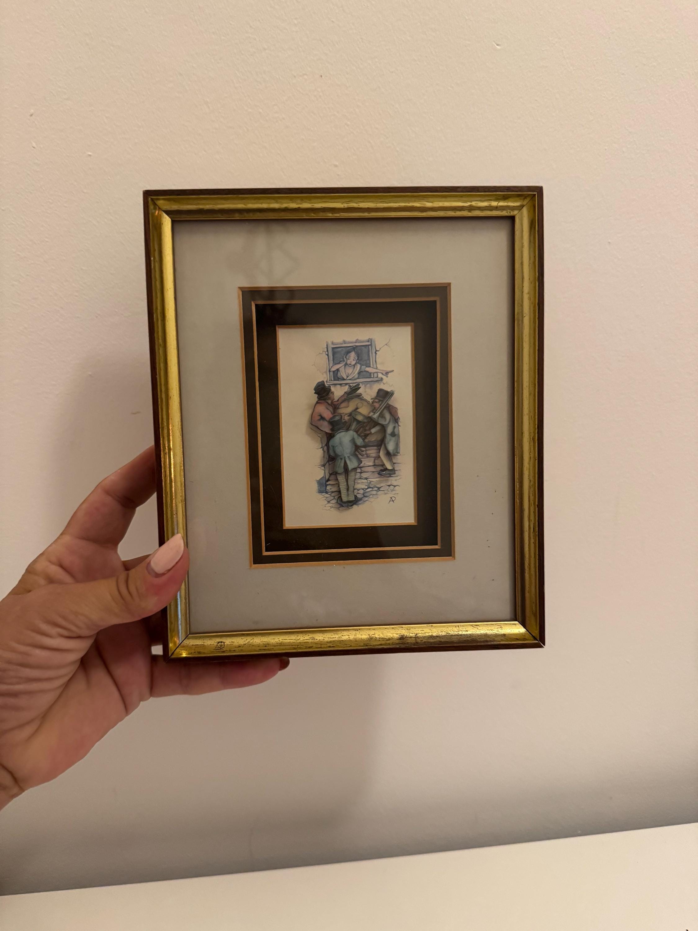 Anton pieck 3d shadow box - Etsy 日本