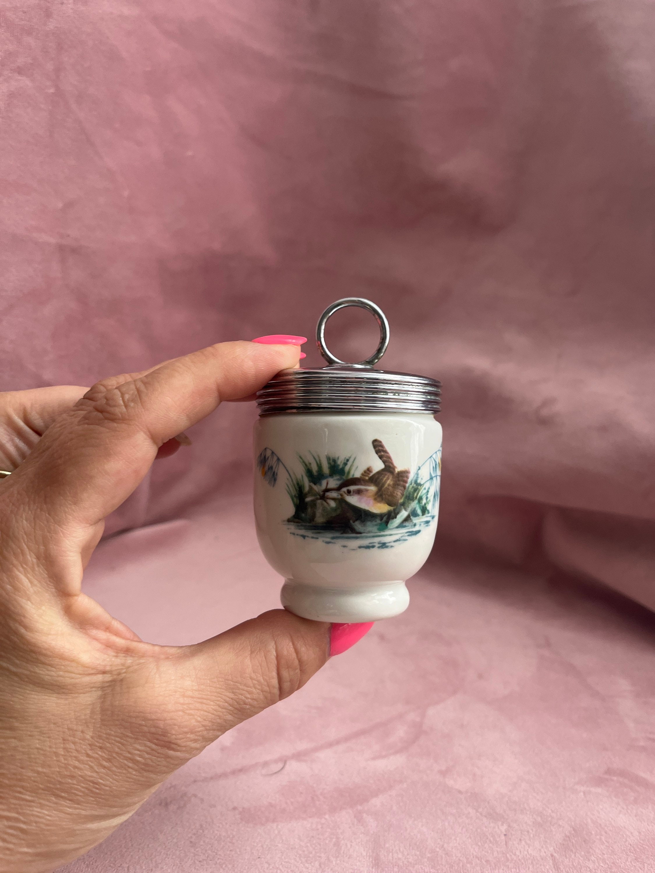 Vintage Royal Worcester Egg Coddler mit Vogelmotiven. - Etsy Schweiz