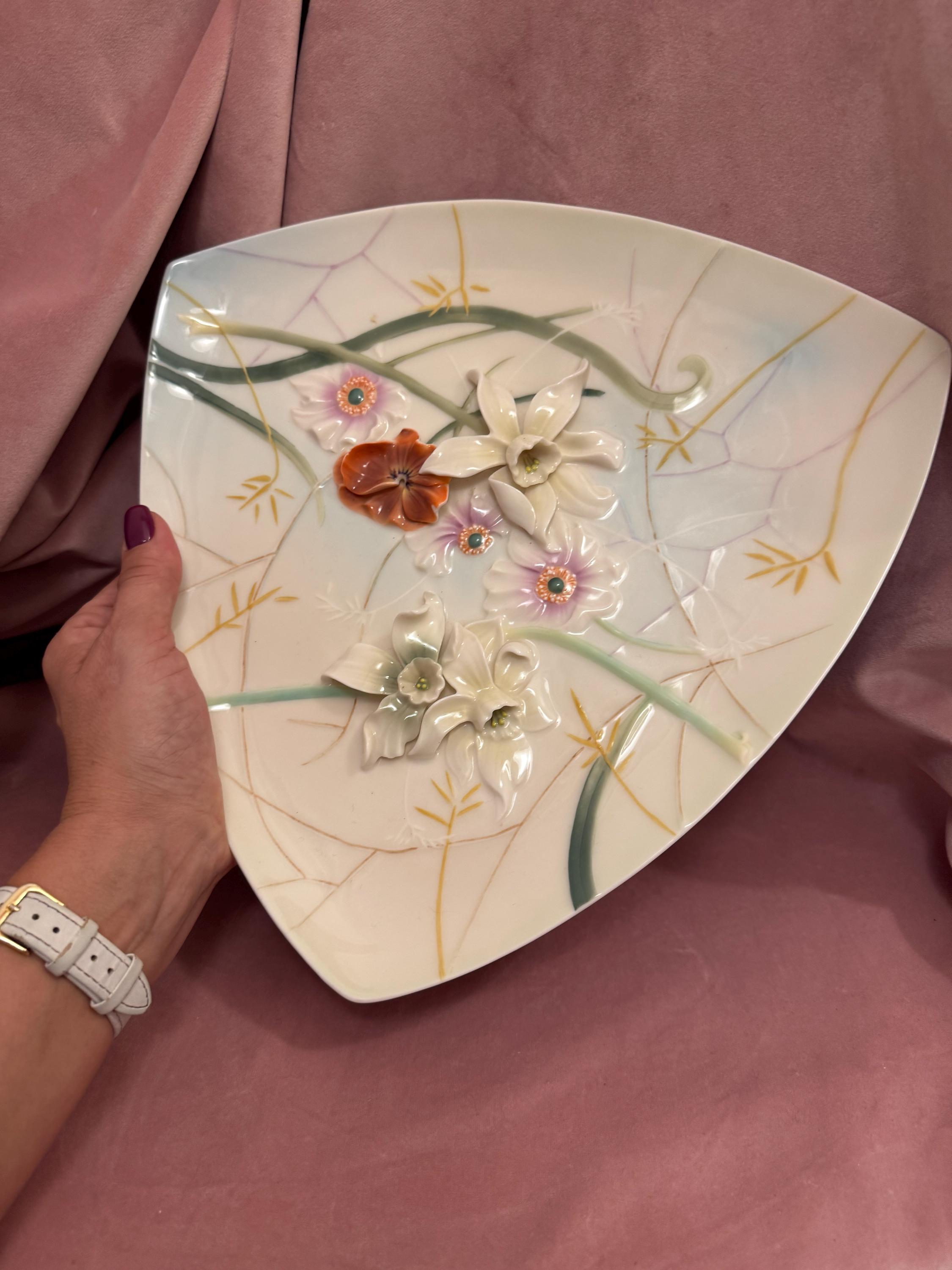 FRANZ ロングプレート Beautiful Franz Porcelain Collection Tray Design ,FZ00718 - Etsy