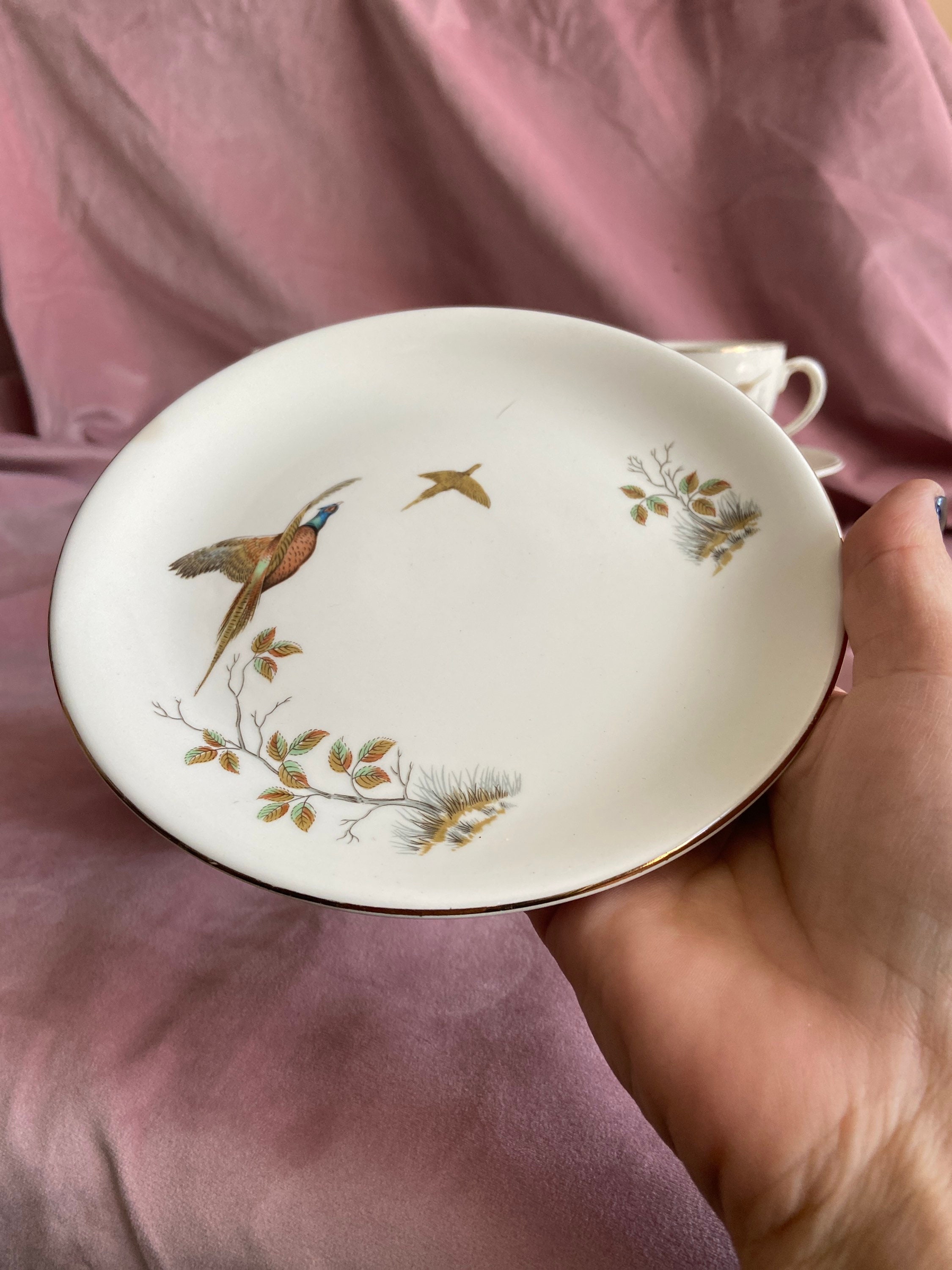 A Very Pretty Vintage Tea Set of 12 Made in England Alfred Meakin