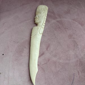 Vintage wunderschöner Brieföffner mit Afrikanerin.