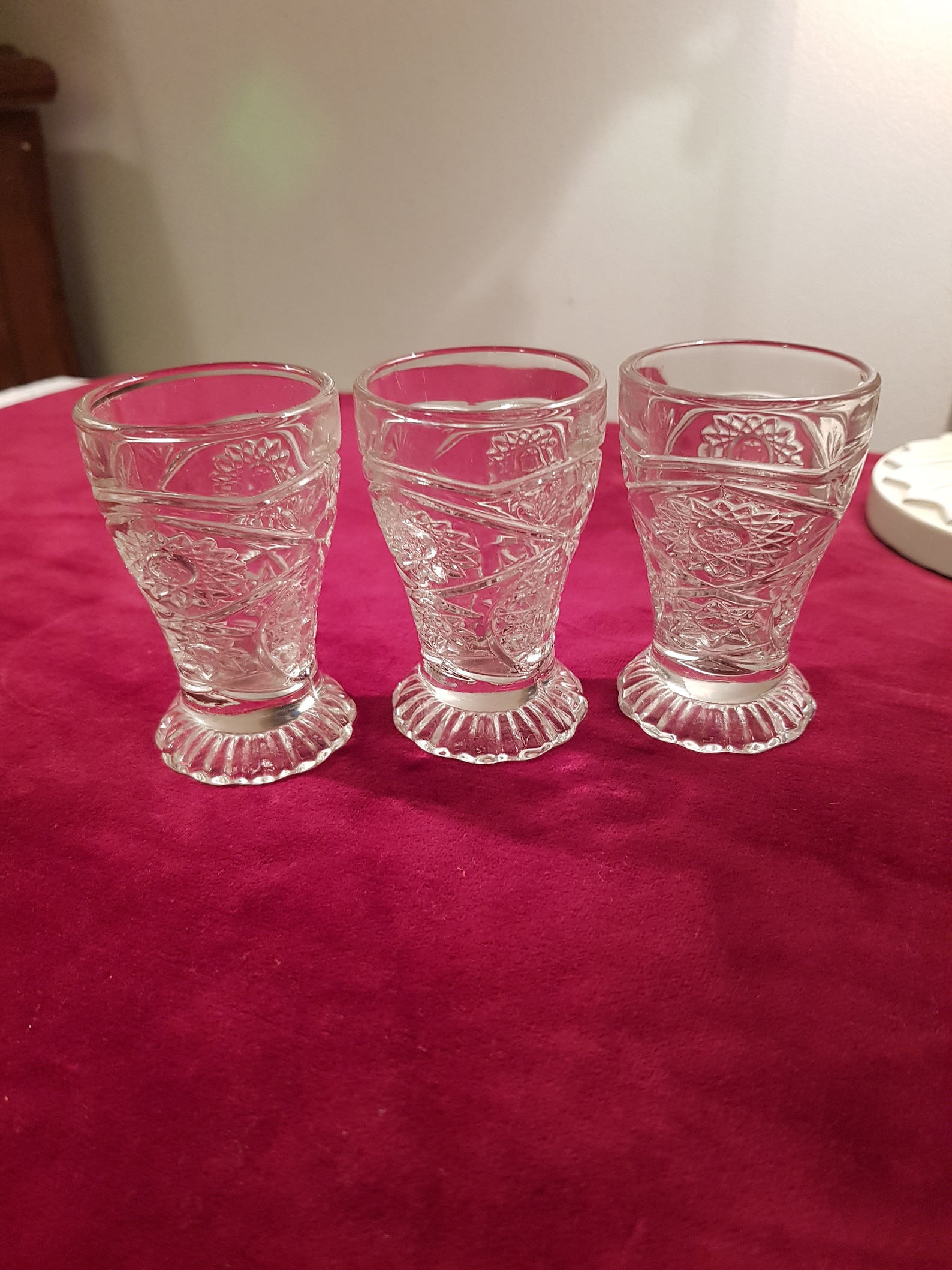 Vintage shot glasses Vodka glasses Shot glasses Shot Etsy