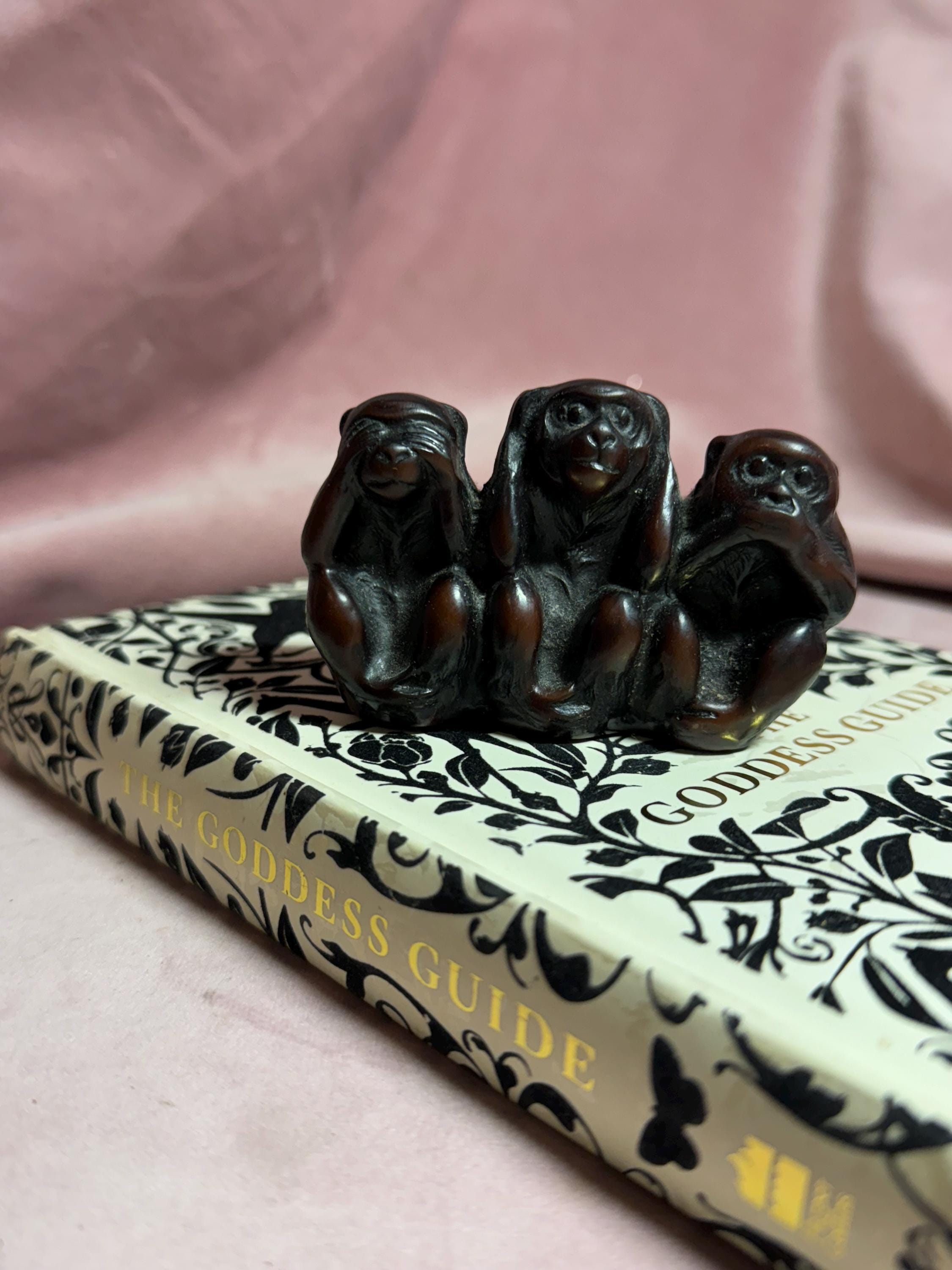 Vintage Set of 3 Wise Monkeys. - Etsy