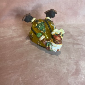 Unique Vintage hand made snowman Christmas decorations.