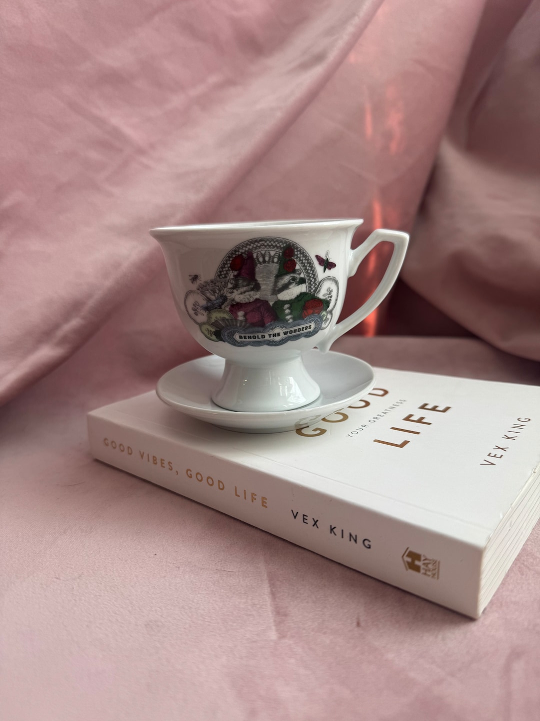 Vintage Hendrick's Gin Cup and Saucer. Etsy UK