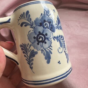 Vintage Mug Hand Painted With Delft Blue Windmill Made in Holland. - Etsy