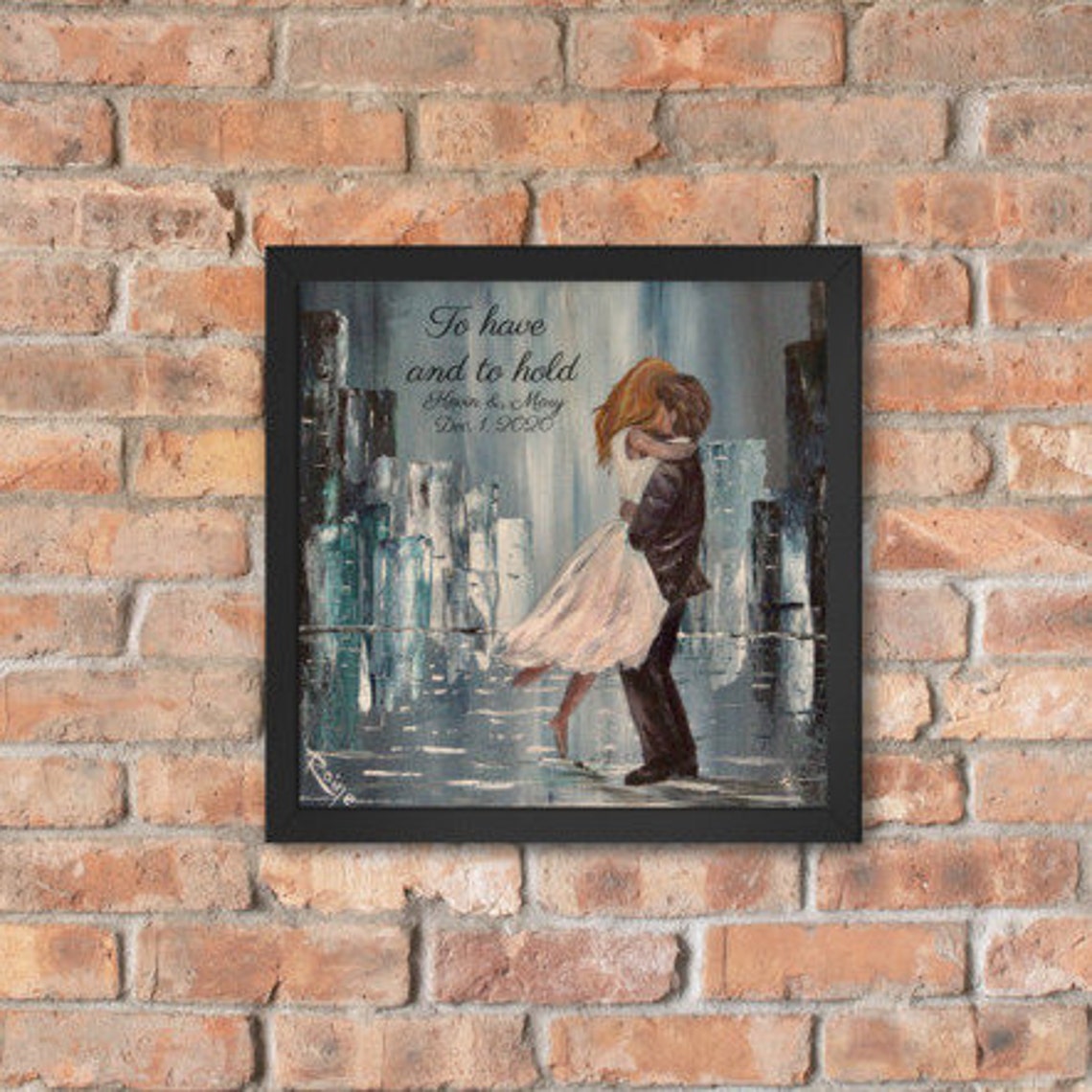 Customizable Wall Art for Wedding Gift Love Art Print Custom Etsy