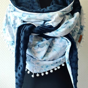 Reversible scarf/shawl/scarf/headscarf/stole