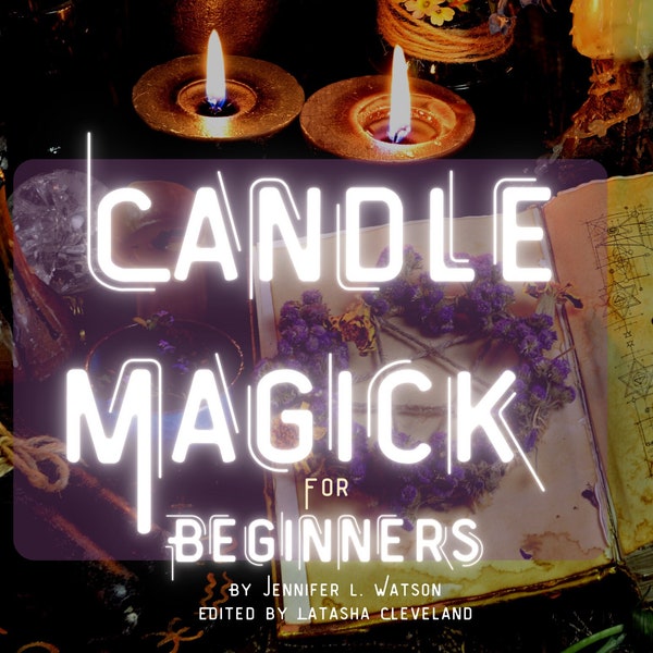 Beginner Candle Magick, the magic candles,  Magics Workbook, Digital Book Download, Printable Books,