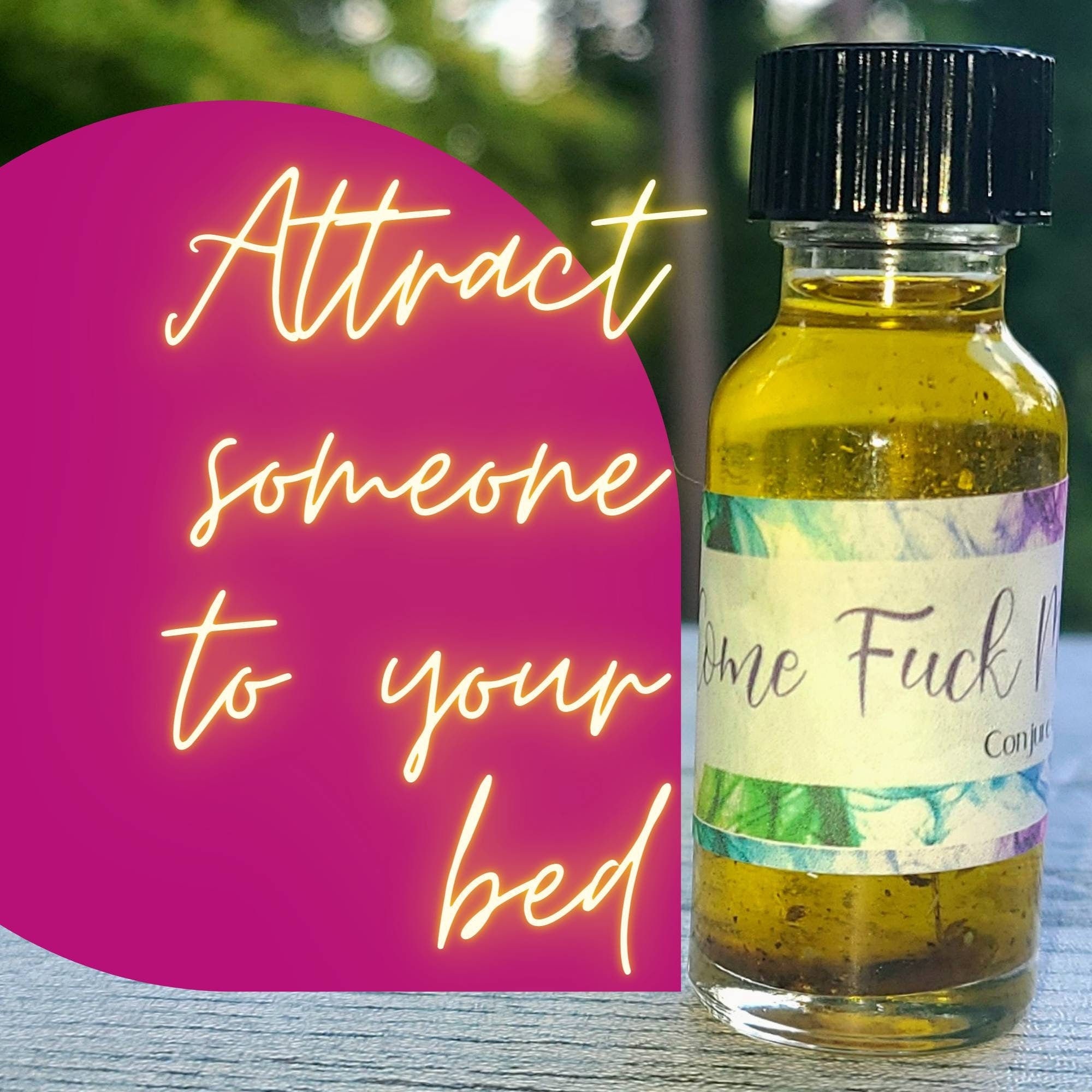 Sex Oil, Come Fuck Me Hoodoo, UNSCENTED Witch Spells, Spell Oils, Advanced Magic, Magickal Ritual Magick