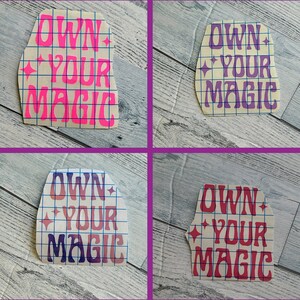 Witch decal, Pagan stickers, decals Full moon, Witchy magic Vinyl, gothic, occult, pagan, esoteric