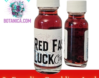 Money oil, Red Fast Luck, Conjure Hoodoo Oils, Gamboling, St. expedite, Witch Spells,