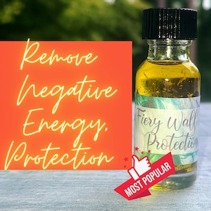 Protection Oil, Fiery Wall Of Protection Conjure oil Advanced Magic, Magickal, Witch Spells, Essential Magic, Spell Oils