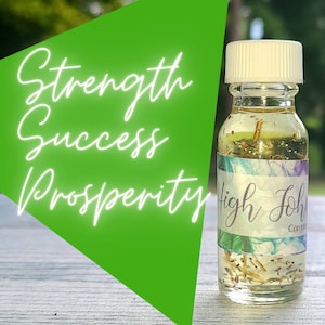 High John the Conqueror Oil, Made with root, conjure Oils, Advanced Magic, Magickal Oil, Witch Ritual, Spell Magick