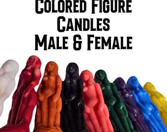 Figure Candles, Beeswax Candle