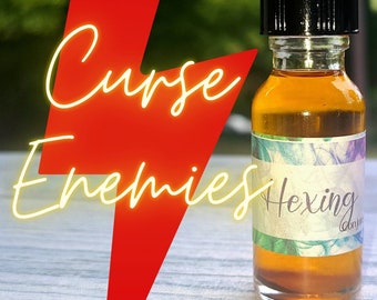 Hexing Oil, Hex, Cursing oils, Put a Curse on someone, Spell, Advanced Magic, Magick, Witch Spells Ritual