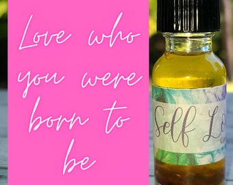 Self Love Oil, Confidence spell for increasing esteem and healing. Solar plexus healing Spell Oil, Advanced Oil Magic
