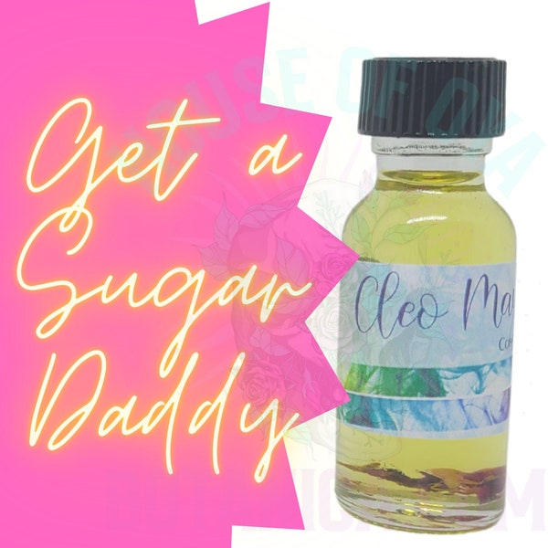 Cleo May oil, Attract Sugar Daddy oils, Witch Spells, Traditional Hoodoo, Conjure, Mae