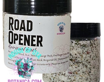 Road opener, Spiritual Bath, Baths Cleanse, Open Roads Cleansing, Herbal Ritual, Opening Doors of Opportunity, Witchy Salts, Witch Gifts