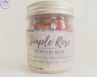 Bain spirituel simple à la rose pour une relaxation totale de tout le corps