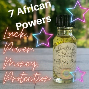 7 Rituali dell'olio dei poteri africani per l'olio magico rituale degli Orishas